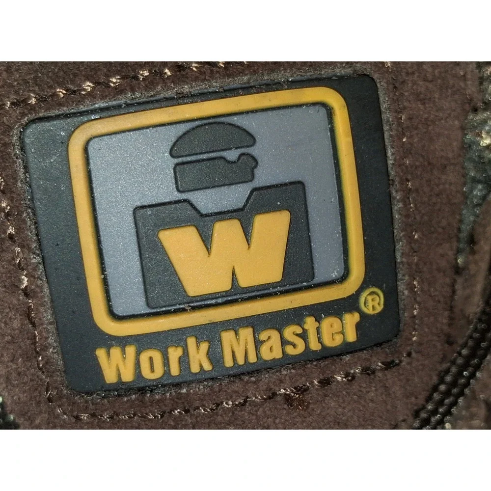 Work Master Mens Brown Leather Waterproof Hiking Work Boots SC-0812-FR Size 12M